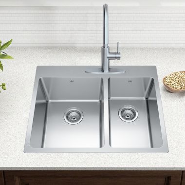 Click here to see Franke BCL2127R-9-3N Franke Brookmore 27