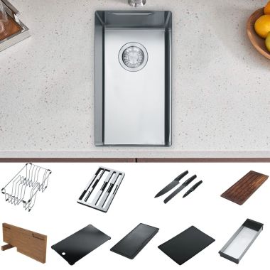 Click here to see Franke CUX11010-W Franke Culinary Center 10-1/2