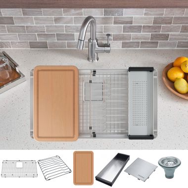 Click here to see Franke PTX110-31-WKC Franke Pescara 32-1/2 x 18-9/16