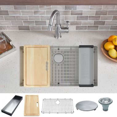 Click here to see Franke PS2X110-33-WKC Franke Professional 2.0 Workcenter 35-1/2