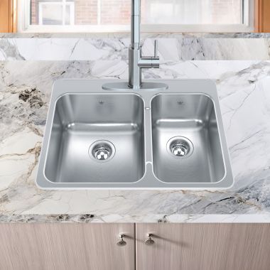 Click here to see Franke QCLA2027R-8-1N Franke Steel Queen 27-1/4