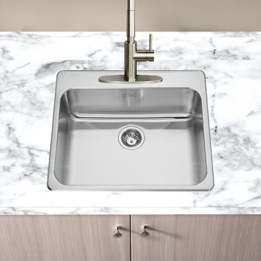 Click here to see Franke QSLA2225-8-1N Franke Steel Queen 25-1/4