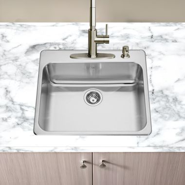 Click here to see Franke QSLA2225-8-4N Franke Steel Queen 20-1/8