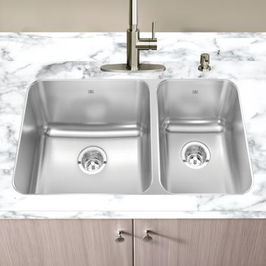 Click here to see Franke QCU1933R-9N Franke Steel Queen 33