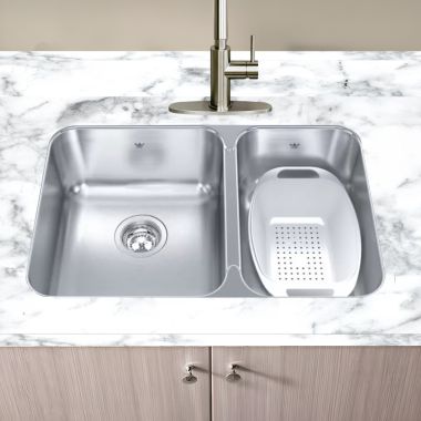 Click here to see Franke QCUA1827R-8N Franke Steel Queen 27