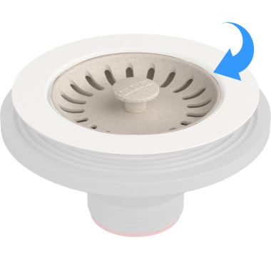 Click here to see Franke 900-CHA-BASKET Franke Colorline Basket Strainer, Champagne - 900-CHA-BASKET