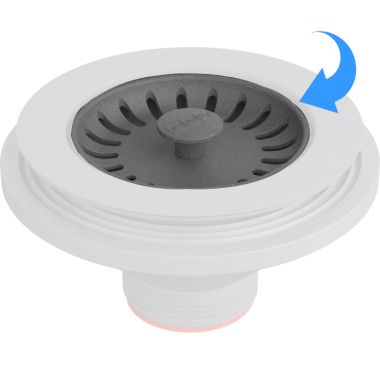 Click here to see Franke 900-SHG-BASKET Franke Colorline Basket Strainer, Stone Grey - 900-SHG-BASKET