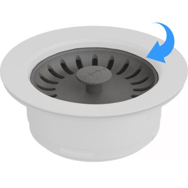 Click here to see Franke WD-900-SHG-BASKET Franke Colorline Basket Strainer Replacement for Disposer Flange, Stone Grey - WD-900-SHG-BASKET