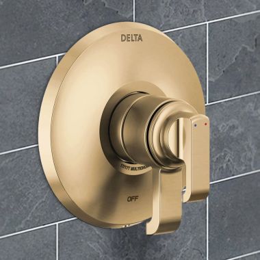 Click here to see Delta T17089-CZ-PR Delta Tetra Monitor 17 Series Volume Control Valve Only Trim, MultiChoice, ADA, Lumicoat Champagne Bronze - T17089-CZ-PR