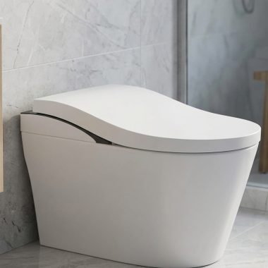 Click here to see  SN8732M#01B TOTO NEOREST Elongated WASHLET For MS8732CUMFG#01B Toilet, Cotton White with Black Trim - SN8732M#01B