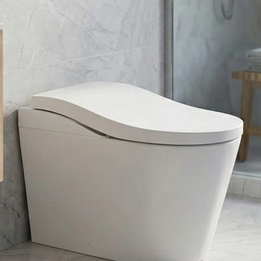 Click here to see TOTO NEOREST SN8732M#01S TOTO NEOREST Elongated WASHLET with Silver Trim, Cotton White - SN8732M#01S