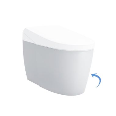 Click here to see Toto CT8551CUMFG#01 TOTO Neorest AS Skirted Toilet, Elongated, Universal Height, 1.0 GPF / 0.8 GPF, Cotton White - CT8551CUMFG#01