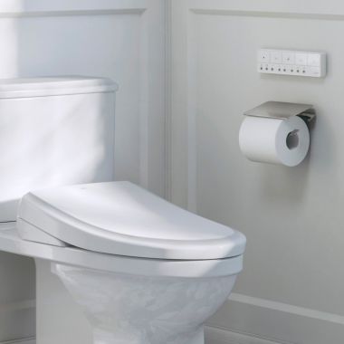 Click here to see TOTO WASHLETS SW4724AT40#01 TOTO WASHLET S7 Elongated Bidet Seat, EWATER+, PREMIST, Heated Seat, Night Light, Classic Design, Cotton White- SW4724AT40#01