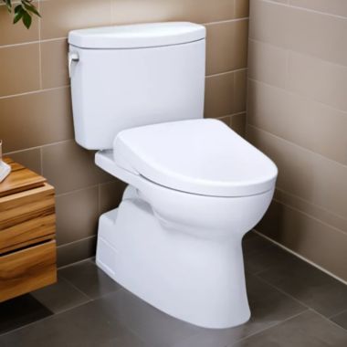 Click here to see Toto MW4744726CUFG#01 TOTO Vespin II 1G WASHLET+ Two-Piece Toilet with S7 Bidet Seat, 1.0 GPF, Cotton White - MW4744726CUFG#01