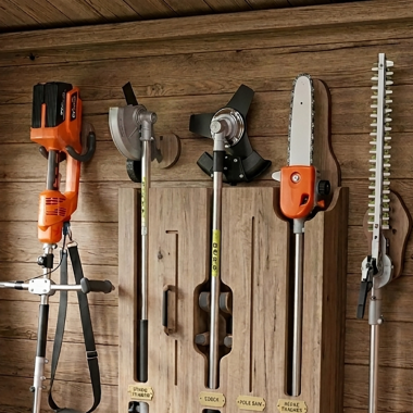 Click here to see  EK700-KIT6A Flex Series 40V Cordless Multi-Tool Kit with 6.0Ah Battery and Charger, Brush Cutter, Edger, Hedge Trimmer, Pole Saw, Line Trimmer, and Extension Shaft - EK700-KIT6A