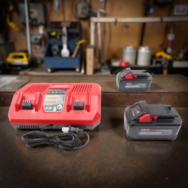 Click here to see Milwaukee 48-59-1882 Milwaukee M18 Dual Bay Rapid Charger Kit - 48-59-1882 