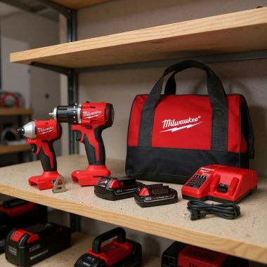 Click here to see Milwaukee 3692-22CT MILWAUKEE 3692-22CT M18 COMPACT BRUSHLESS 2-TOOL COMBO KIT