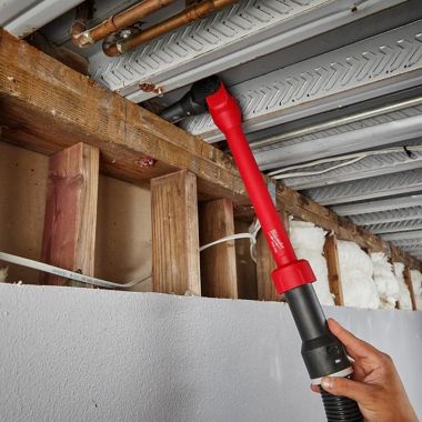 Click here to see Milwaukee 49-90-2031 Milwaukee 5-Position AIR-TIP Pivoting Extension Wand Wet/Dry Vacuum Attachment - 49-90-2031