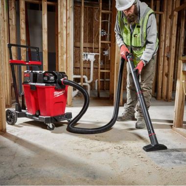 Click here to see Milwaukee 0930-22HD Milwaukee M18 FUEL 12 Gallon Dual-Battery Wet/Dry Vacuum Kit with Rapid Charger - 0930-22HD