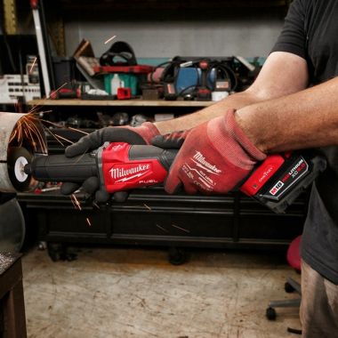 Click here to see Milwaukee 2984-20 Milwaukee M18 FUEL Variable Speed, Braking Die Grinder, Paddle Switch with ONE-KEY - 2984-20