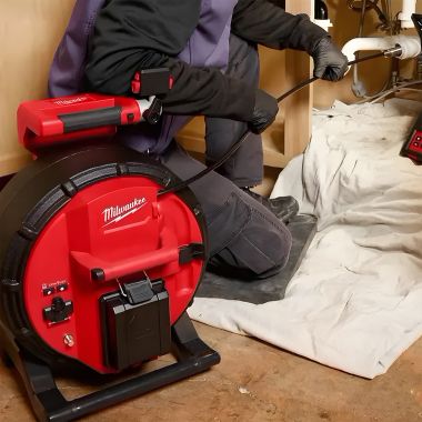 Click here to see Milwaukee 2972-22 Milwaukee M18 100’ Flexible Pipeline Inspection System with 500GB Control Hub, (2) XC5.0 Battery Pack, and Rapid Charger - 2972-22