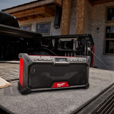 Click here to see Milwaukee 2952-20 Milwaukee M18 Bluetooth 5.0 Jobsite Radio with 3.0A USB-C Charging Port, AM/FM - 2952-20