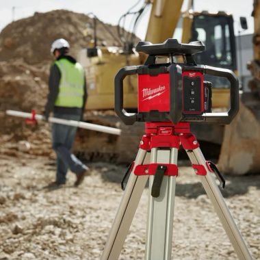 Click here to see Milwaukee 48-35-3700 Milwaukee Rotary Laser Tripod, 5/8