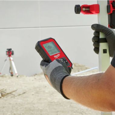 Click here to see Milwaukee 3714 Milwaukee Red Exterior Dual Slope Rotary Laser Receiver - 3714 