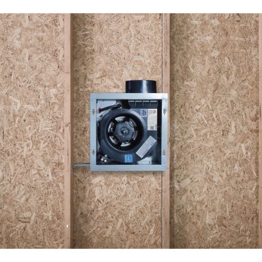 Click here to see Broan LP510RS Broan-NuTone Lo-Profile DC Series 50-80-100 Selectable CFM Ventilation Fan with Humidity Sensing, 0.4, 0.9, and 1.2 Sones - LP510RS