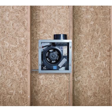 Click here to see Broan LP510RSL Broan-Nutone Rsl Lo-Profile Exhaust Fan with 50/80/100 Selectable CFM and light and Humidity Sensing, 0.4, 0.9, and 1.2 Sones - LP510