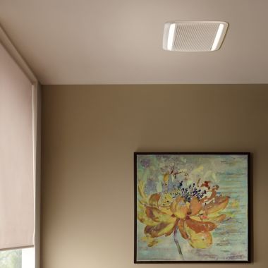Click here to see Broan RB80L1 Broan-Nutone Ultra Pro Series Ventilation Fan Light, 80 CFM, 0.3 Sones, Energy Star - RB80L1