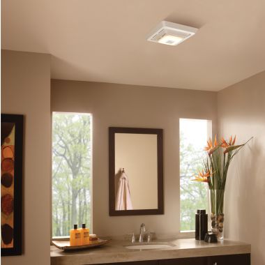 Click here to see Broan SPK80L Broan-Nutone Economy Series Bluetooth Ventilation Fan with Led Light, 2.5 Sones, 80 CFM,  - SPK80L