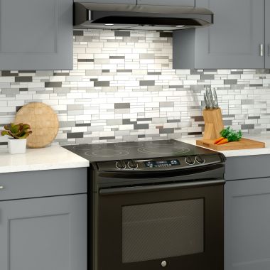 Click here to see Broan ALT130BL Broan-NuTone Alta 1 Series 30-inch Convertible Under-Cabinet Range Hood, Black - ALT130BL
