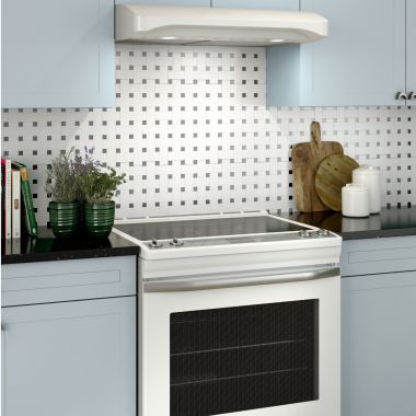 Click here to see Broan ALT130WW Broan-NuTone Alta 1 Series 30-inch Convertible Under-Cabinet Range Hood, White - ALT130WW