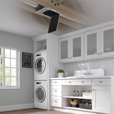 Click here to see Broan FIN-180B-HW Broan-NuTone Fresh In Series Basic 180 CFM Supply Fan, Power Cord - FIN-180B-HW