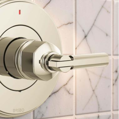 Click here to see  HL60P76-PN Brizo Invari Pressure Balance Valve Trim Lever Handle Kit, Brilliance Polished Nickel - HL60P76-PN