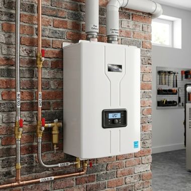 Click here to see Bradford White RTG-S-199-N1 Bradford White Infiniti GS Natural Gas Tankless Water Heater, 9.7GPM, Digital Control, 199,000 BTU, 120V - RTG-S-199-N1