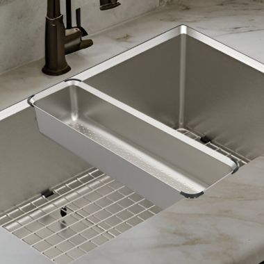 Click here to see Moen 215810 Moen Luxe Chef Workstation System Colander, Stainless Steel - 215810