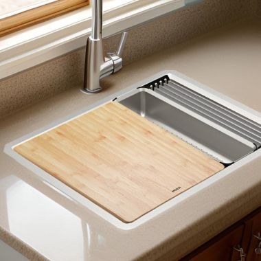 Click here to see Moen GA777 Moen Luxe Chef Workstation System Cutting Board, Bamboo Wood - GA777