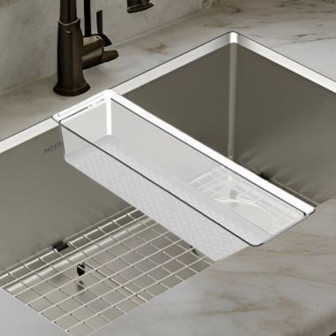 Click here to see Moen 215811 Moen Luxe Chef Workstation System Colander, Acrylic - 215811