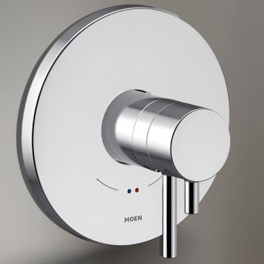 Click here to see Moen UT4291 Moen Align Two-Handle Valve Only Trim w/ Flow Control and Temperature Adjust, Lever Handle, M-Core 4, Thermostatic Cartridge, Chrome - UT4291
