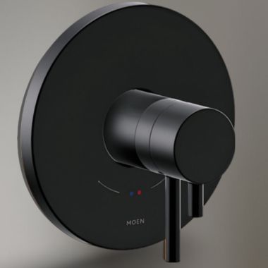 Click here to see Moen UT4291BL Moen Align Two-Handle Valve Only Trim w/ Flow Control and Temperature Adjust, Lever Handle, M-Core 4, Thermostatic Cartridge, Matte Black - UT4291BL
