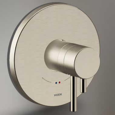 Click here to see Moen UT4291BN Moen Align Two-Handle Valve Only Trim w/ Flow Control and Temperature Adjust, Lever Handle, M-Core 4, Thermostatic Cartridge, Brushed Nickel - UT4291BN