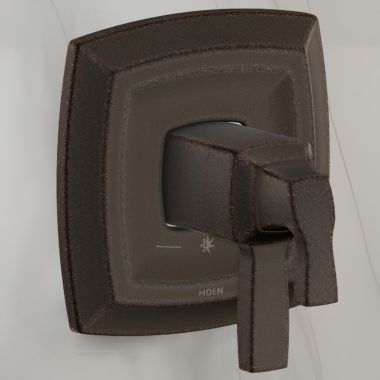 Click here to see Moen UT4691ORB Moen Voss Valve Only Trim w/ Flow Control and Temperature Adjust, Lever Handle, M-Core 4, Thermostatic Cartridge, Oil-Rubbed Bronze - UT4691ORB