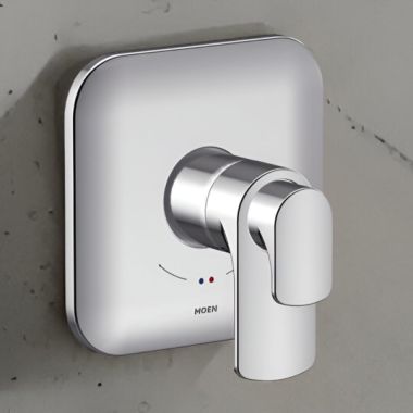 Click here to see Moen UT4811 Moen Rizon Tub/Shower Valve Only Trim w/ Flow Control and Temperature Adjust, Lever Handles, M-Core 4, Thermostatic Cartridge, Chrome - UT4811