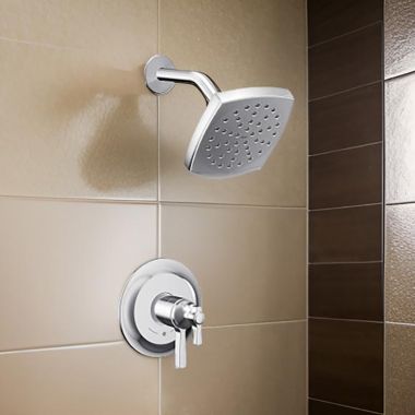 Click here to see Moen UTS4912EP Moen Flara Single Function Shower Only Faucet with Temperature and Volume Control, M-Core 4, Thermostatic Cartridge, ADA, WaterSense, Chrome - UTS4912EP