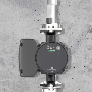 Click here to see Grundfos 92603107 Grundfos UPSe ECM Recirculation Pump, 1/20 HP, 115V, 9H, Cast Iron, Rotated Flange - 15-58FR (92603107)