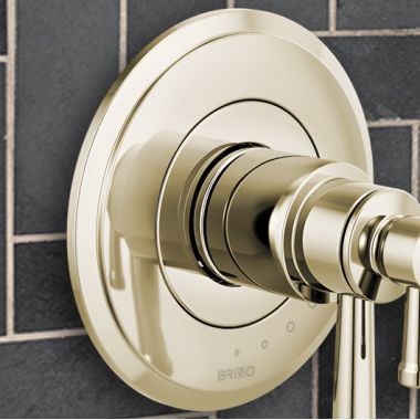 Click here to see Brizo RP100614PN Brizo Atavis Escutcheon for Thermostatic Valve, Brilliance Polished Nickel - RP100614PN