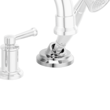Click here to see Brizo RP100764PC  Brizo Atavis Roman Tub Faucet Hand Shower Base, Set Screw, and Button, Polished Chrome - RP100764PC