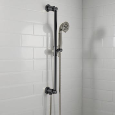 Click here to see Brizo RP100603BL Brizo Atavis Slide Bar Assembly, Matte Black - RP100603BL